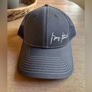 Charcoal Gray Men's Cap with Signature Stitching “George Strait”